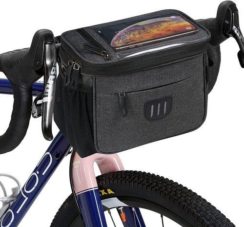 Produktbild zu folgendem Produkt: flintronic 6L Fahrradkorb vorne Tasche